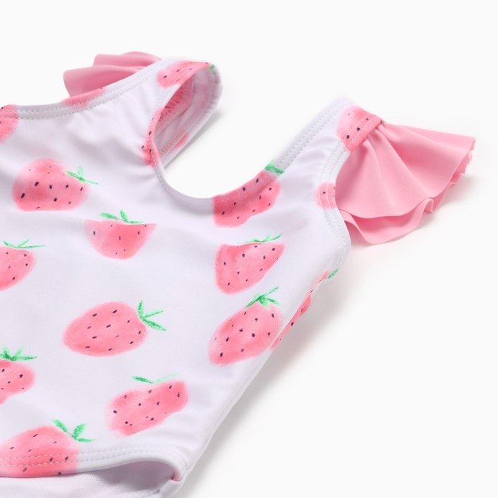 Купальный костюм детский Крошка Я "Клубника" рост 92-98 см