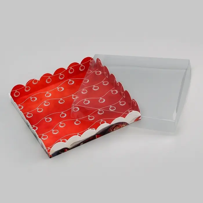 Коробка для печенья, &laquo;Время Чудес!&raquo; 18&times;18&times;3 см, Новый год