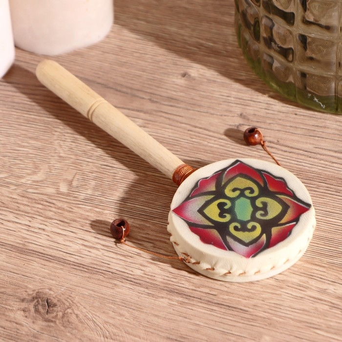 Сувенирный музыкальный инструмент "Клон тонг цветок" 20х2х8 см