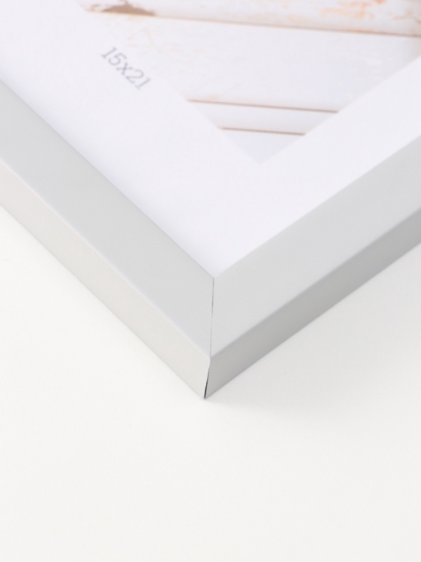 Фоторамка пластик "МИРАМ" 15х21 св. серый