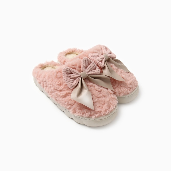 Тапочки женские, размер 40-41, цвет розовый