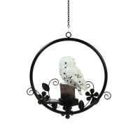 Садовый светильник на солнечной батарее &laquo;Полярная сова&raquo;, 27 см, 1 LED, свечение тёплое белое