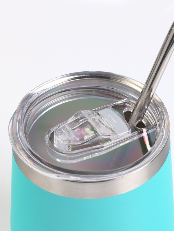 Калабас для чая Мате 350 мл и бомбилья с щеткой для чистки, мята