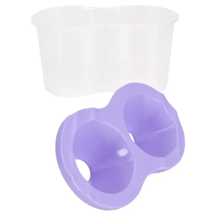 Стакан - непроливайка для рисования двойной Calligrata &laquo;Прованс&raquo;, 150 мл &times;2, пастельный МИКС