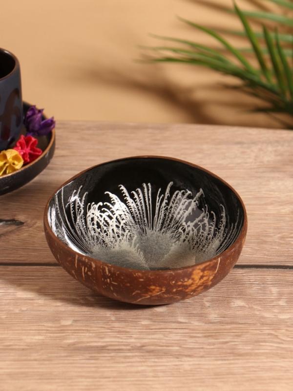 Чаша "Черепаха" 14х14х6 см, кокос