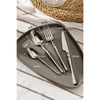 Набор столовых приборов из нержавеющей стали Magistro &laquo;Фьюжн&raquo;, 4 предмета, цвет серебряный