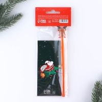 Подарочный набор новогодний, блокнот и фигурная ручка &laquo;С Новым годом&raquo;