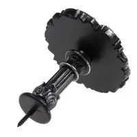 Крючок для штор CAPPIO KS035, d=9.8 мм, цвет серебро, 2 шт