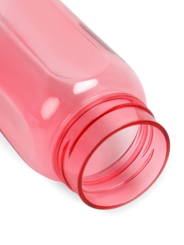 Бутылка для воды спортивная прозрачная, 450 мл, 20 х 8 см, розовая