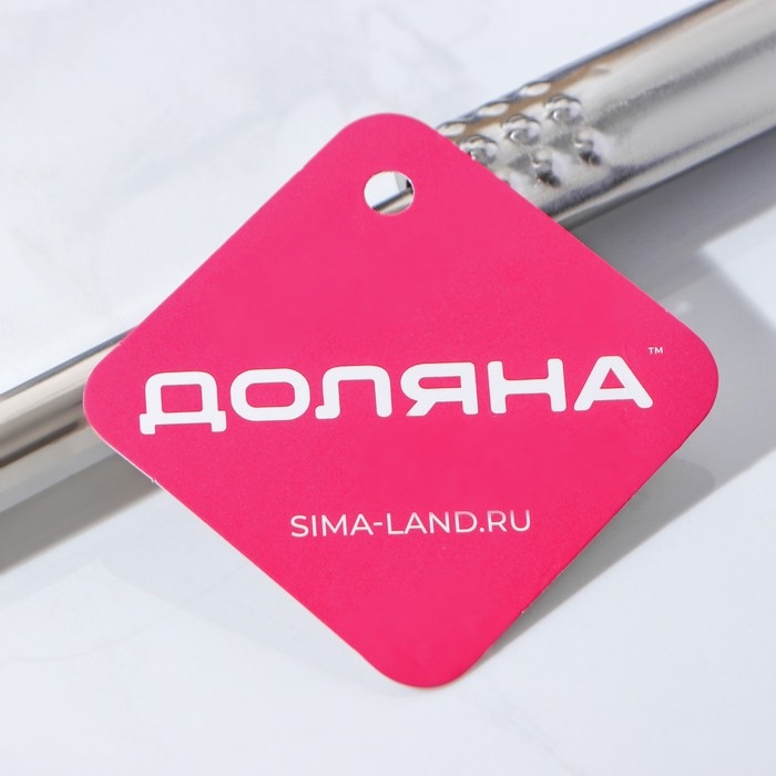 Половник из нержавеющей стали Доляна &laquo;Стандарт&raquo;, 100 мл, h=31 см, цвет серебряный