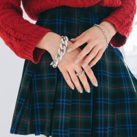 Браслет металл &laquo;Цепь&raquo; сити, цвет серебро, 18 см