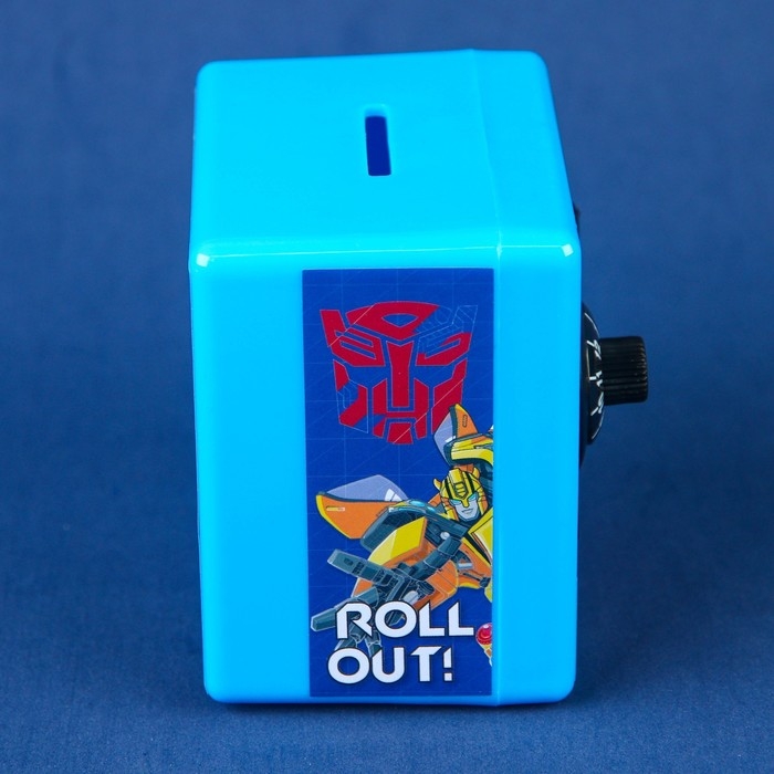 Копилка сейф, 8,8 см х 7,5 см х 8,8 см "Бамблби", Трансформеры