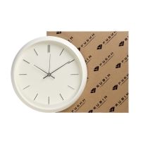 Часы настенные, интерьерные "Классика", d-30 см, со стеклом, белые