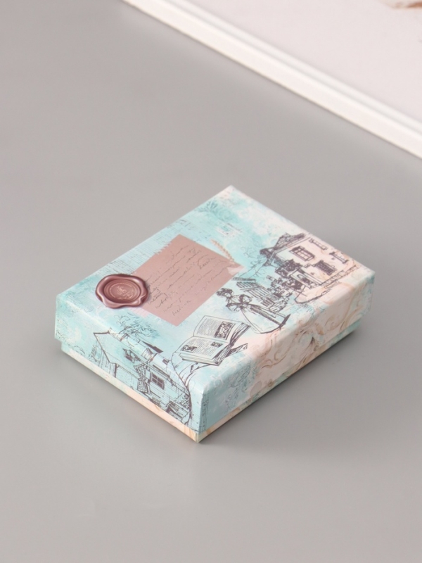 Сургучный набор "Бобёр" печать, ручка, сургуч 12,5х10х3,6 см