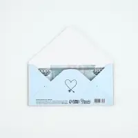 Конверт для денег деревянный &laquo;С Днём свадьбы&raquo;, пара, 12 &times; 18 см