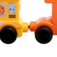 Паровоз &laquo;Числовой поезд&raquo;, учимся считать, 11 цифр на магнитах