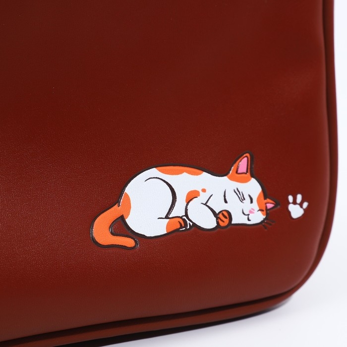 Сумка кросс-боди на молнии, цвет коричневый Сумка кросс-боди на молнии, цвет коричневый