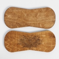 Садху, доска с гвоздями из дерева, для йоги, 2 шт