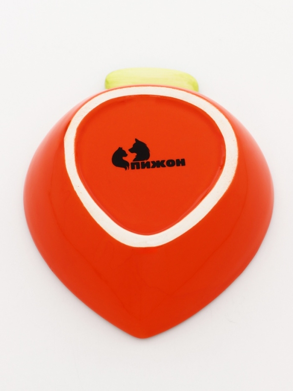 Миска керамическая для грызунов "Морковь" 10 х 13 х 3,8 см