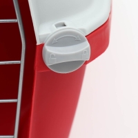 Переноска для животных пластиковая 47 х 30 х 35 см, вес до 9 кг, красная