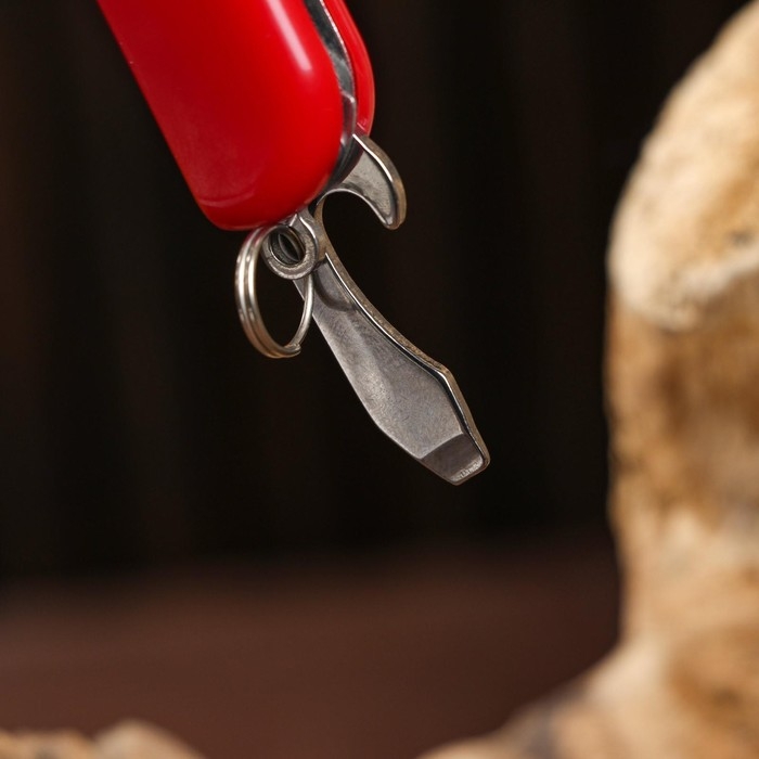 Нож швейцарский Нож швейцарский "Мастер К" 6в1, красный