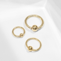 Пирсинг набор (блистер 12 шт.) &laquo;Трио&raquo; шарик, d=8-12 мм, цвет МИКС