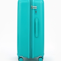 Чемодан 28", PP, 49*30*76, отд на молнии, код замок, 4 колеса, зеленый