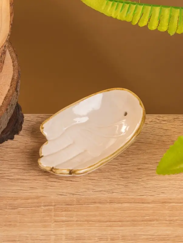 Подставка под благовония "Ладонь Будды" керамика, цв. МИКС, 10х6х2 см