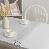 Термоскатерть без основы Доляна &laquo;Жидкое стекло&raquo;, ширина 120 см, толщина 2 мм, длина 80 см