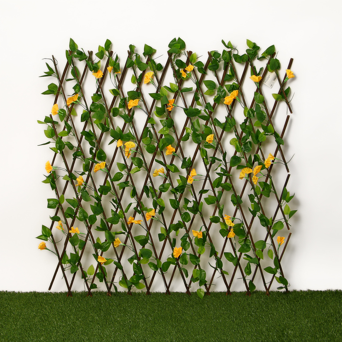 Ограждение декоративное, 220 &times; 65 см, &laquo;Цветы&raquo;, МИКС, Greengo