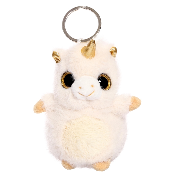 Мягкая игрушка &laquo;Единорожка&raquo;, цвет золотой, 12 см