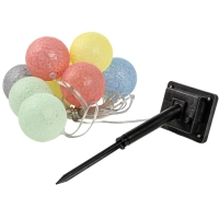 Садовая гирлянда на солнечной батарее «Клубки» Uniel, IP44, 1,8 м, теплый белый Садовая гирлянда на солнечной батарее «Клубки» Uniel, IP44, 1,8 м, теплый белый