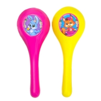 Набор музыкальных инструментов &laquo;Пой со мной&raquo;: бубен, 2 маракаса, губная гармошка, МИКС