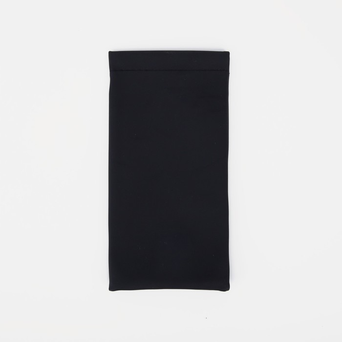 Чехол для очков на хлопушке, длина 18 см, цвет чёрный Чехол для очков на хлопушке, длина 18 см, цвет чёрный