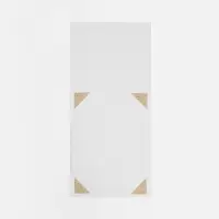 Коробка складная Quadra Fold, белая