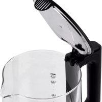 Чайник HYK-G8808 1.7л. 2200Вт черный серебристый