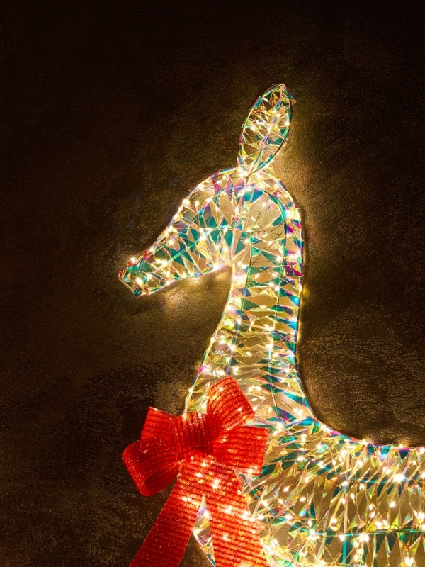 Фигура световая FROSTY "Семья оленей", 64, 100, 100 см, 1740 LED, 220V, свечение тёплое белое