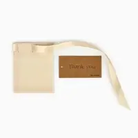 Мешочек подарочный из хлопка &laquo;Спасибо&raquo;, 10 х 12 см +/- 1.5 см