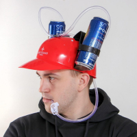 Каска &laquo;Алкогольная помощь&raquo;, с отверстиями под банки