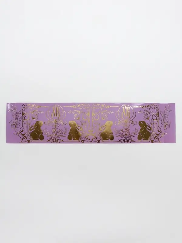 Форма ободок для кулича с тиснением на Пасху &laquo;ХВ&raquo;, 41.6&times;10 см