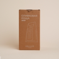 Тёрка двухсторонняя SL Home &laquo;Оливковая роща&raquo;, 13,2&times;8,4&times;24,3 см, противоскользящее основание, цвет оливковый