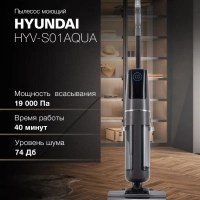 Пылесос моющий HYV-S01AQUA 2-в-1 19000Па