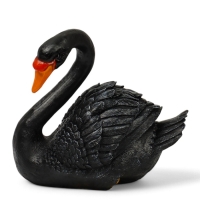 Садовая фигура из полистоуна &laquo;Лебедь&raquo;, 34&times;25&times;40 см