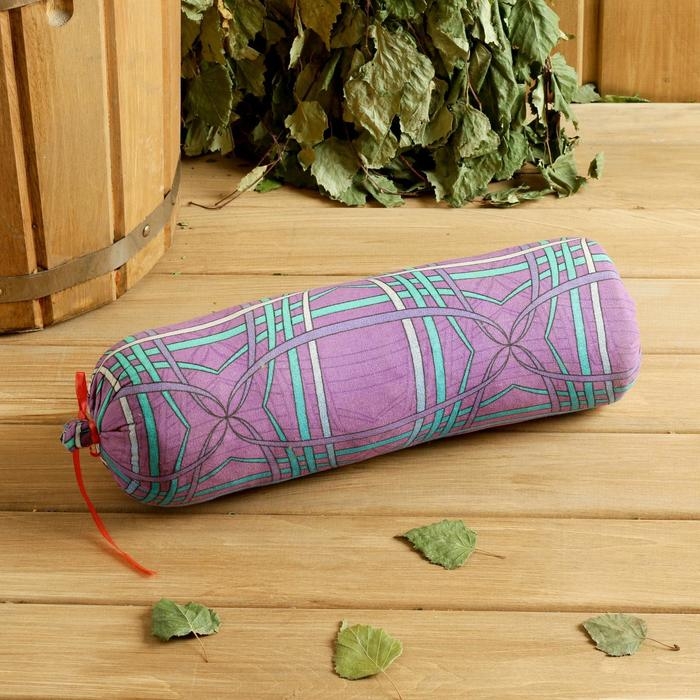 Валик со стружкой можжевельника, сувенирная, 10&times;28 см, микс