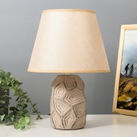 Настольная лампа "Бриана" Е14 40Вт бежевый 22,5х22,5х35 см RISALUX Настольная лампа "Бриана" Е14 40Вт бежевый 22,5х22,5х35 см RISALUX