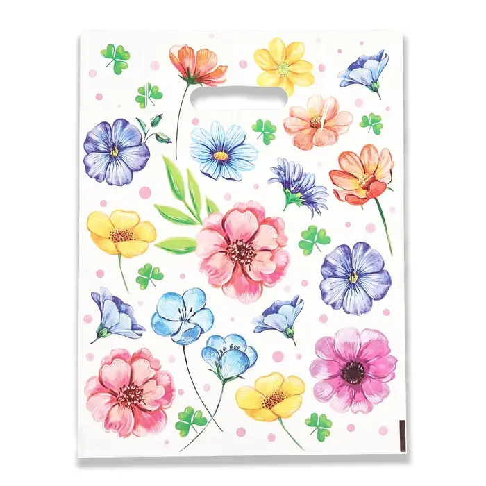 Пакет &laquo;Ситец&raquo;, полиэтиленовый с вырубной ручкой, 29&times;38 см, 30 мкм