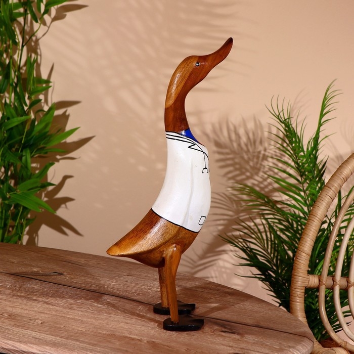 Сувенир "Утка-доктор" дерево 45 см