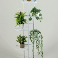Подставка для цветов Greengo, 6 полок, 44 &times; 22 &times; 105 см, напольная, металл, белая