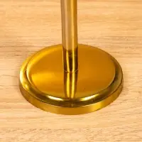 Подсвечник "Пьедестал" 11х11х42,5 см, алюминий, цв. Золото