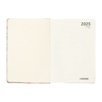 Ежедневник датированный 2025 года A5 168 листов, deVENTE. Expert, интегральная обложка кожзам, карман, перфорация, ляссе, кремовый блок 70 г/м2, серый